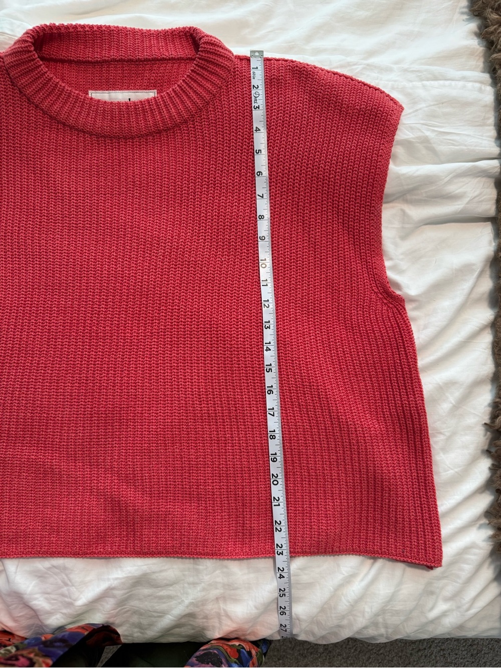Frank + Eileen Montecito Vest - Medium - Pink/Coral - Picture 5 of 6